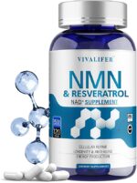 Vivalifer NMN+Niacinamide+TMG+Resveratrol 1500MG Nicotinamide 120 Caps