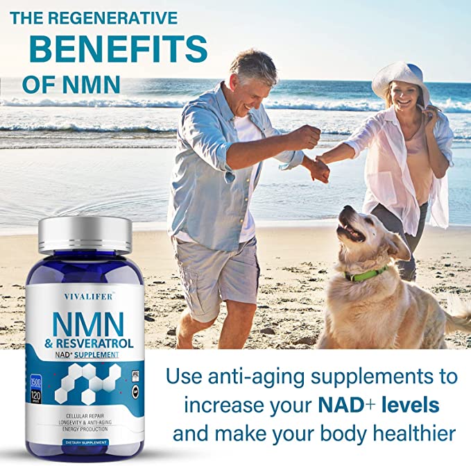 Vivalifer NMN+Niacinamide+TMG+Resveratrol 1500MG Nicotinamide 120 Caps - Görsel 2