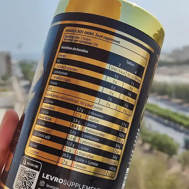 Kevin Levrone Anabolic Beef Amino 600 Tabs - Görsel 3
