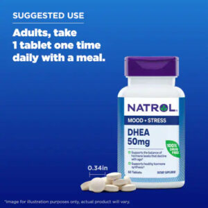 Natrol DHEA 50 mg 60 Tablet - Görsel 2