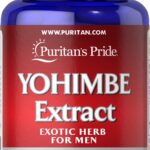 Puritans Pride Yohimbe Extract For Men Yohimbine 1000 mg 50 Caps