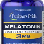 Puritan's Pride Night Sleep Melatonin 3 mg 120 Capsules