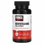Force Factor Tiamin Vitamin B1 Benfotiamine 250 mg 90 Veg Caps