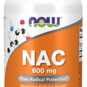 NOW Foods NAC 600 mg 100 Vegetarian Capsules
