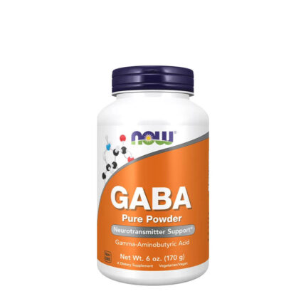 NOW Foods GABA Pure Powder 500 mg 170 g - 340 servis