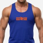 Beast Mode Baskılı Fitilli Beast Mode Mavi Atlet