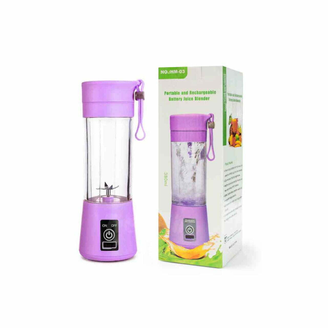 HM-03 ELEKTRİKLİ BLENDER Taşınabilir ve Şarj Edilebilir SHAKER + ŞARJ KABLOSU - Görsel 5