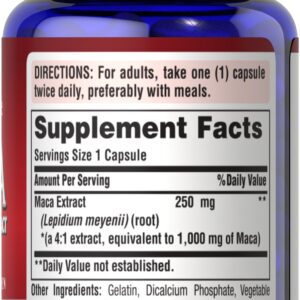 Puritan’s Pride Maca 1000 mg Exotic Herb for Men 60 Caps