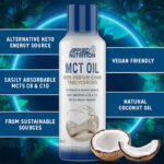 Applied Nutrition MCT Oil Keto C8-C10 490ml From Coconut Oil Keto & Low Carb Diet (35 Servings) - Görsel 4