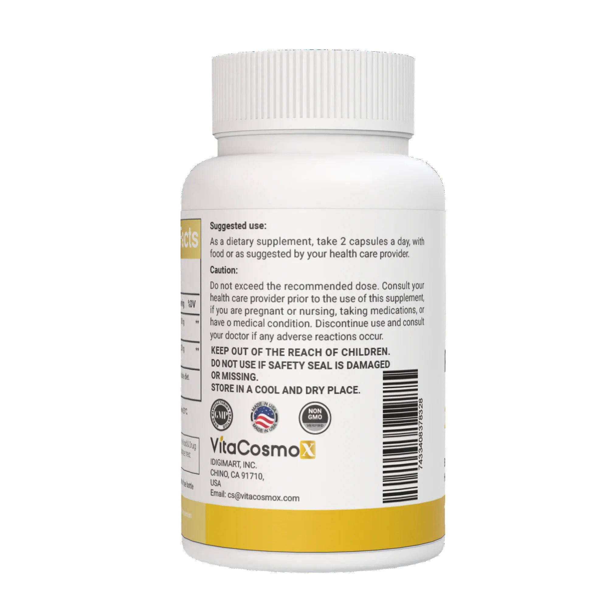 VitaCosmoX NAD + Resveratrol 1200mg - Liposomal NAD Health, Stamina & Healthy Aging 120 Caps - Görsel 3