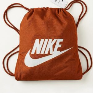 Nike Baskılı Büzgülü Spor Sırt Çantası Turuncu