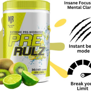 MUSCLE RULZ PRE RULZ PREWORKOUT+DMAE FOCUS