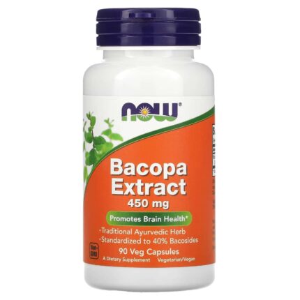 Now Foods Bacopa Extract 450 mg 90 Veg Caps