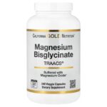 California Gold Nutrition Magnesium Bisglycinate Formulated with TRAACS 240 Veggie Capsules