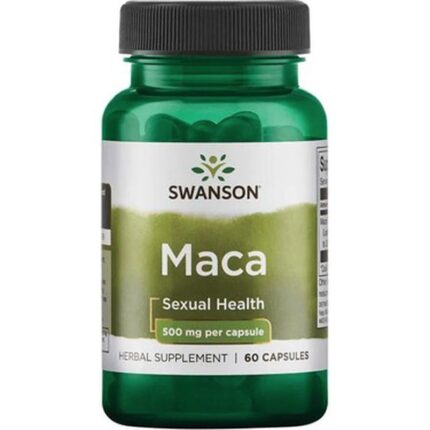 Swanson Maca Greens Superfoods 500 mg 60 Capsul