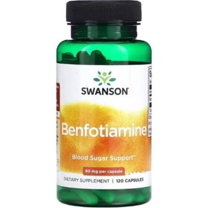 Swanson Benfotiamine Blood Sugar Support 80 mg 120 caps