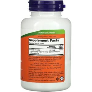 NOW Foods, Kelp, Super Greens (Yosun) 150 mcg, 200 Tablet - Görsel 2