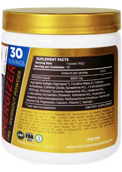 Swiss Poison PreWorkout - Görsel 2