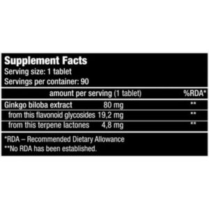Bi̇otech Usa Ginkgo Biloba 90 Tablet - Görsel 2