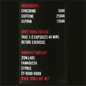 ZİON LABS T5 FAT BURNER YAĞ YAKICI 60 KAPSÜL