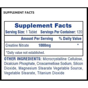 Hitech Creatine Nitrate 120 Tablet - Görsel 2