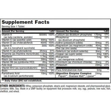 Universal Nutrition Daily Formula Vitamin – 100 Tablet Multivitamin
