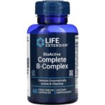 Life Extension BioActive Complete B Vitamin Complex 60 Vegetarian Capsules