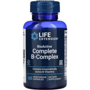 Life Extension BioActive Complete B Vitamin Complex 60 Vegetarian Capsules