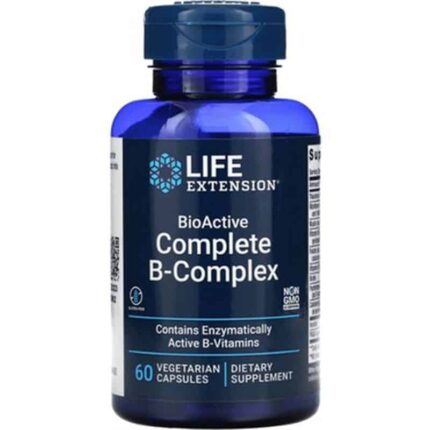 Life Extension BioActive Complete B Vitamin Complex 60 Vegetarian Capsules
