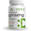 Deal Supplement Korean Red Panax Ginseng Root Extract 7500mg 240 Softgels