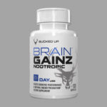 Bucked Up Brain Gainz Nootropic Lion's Mane Tyrosine Reishi Mushroom Gaba Theanine 240 Caps USA - Görsel 2