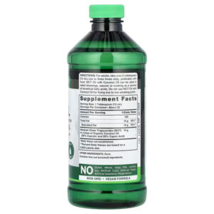Nature's Truth MCT Oil with Coconut Oil Capric Acid 473 ml - Görsel 2