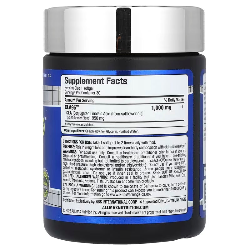 ALLMAX Essentials CLA 95 30 Softgels - Görsel 2