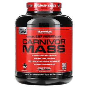 MuscleMeds Carnivor Mass Beef Protein İsolate Gainer 2674 Gr