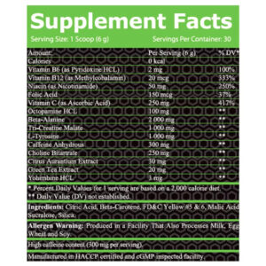 Everbuild Nuke Pump NOX  Pre-Workout - Görsel 3