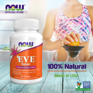NOW Foods, EVE, Superior Women's Multi Vitamin (Molybdenum+İnositol+Selenium+CoQ10 90 Softgels - Görsel 2