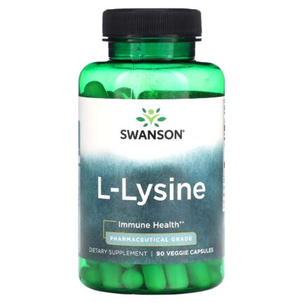 Swanson L-Lysine Lizin 500 mg 90 Veggie Capsules