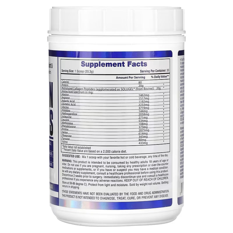 Hitech Bovine Collagen Amino Complex 609 Gram