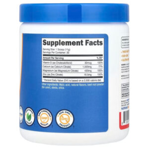 Nutricost, Calcium Magnesium & Zinc With Vitamin D3 - 336 Gram - Görsel 2