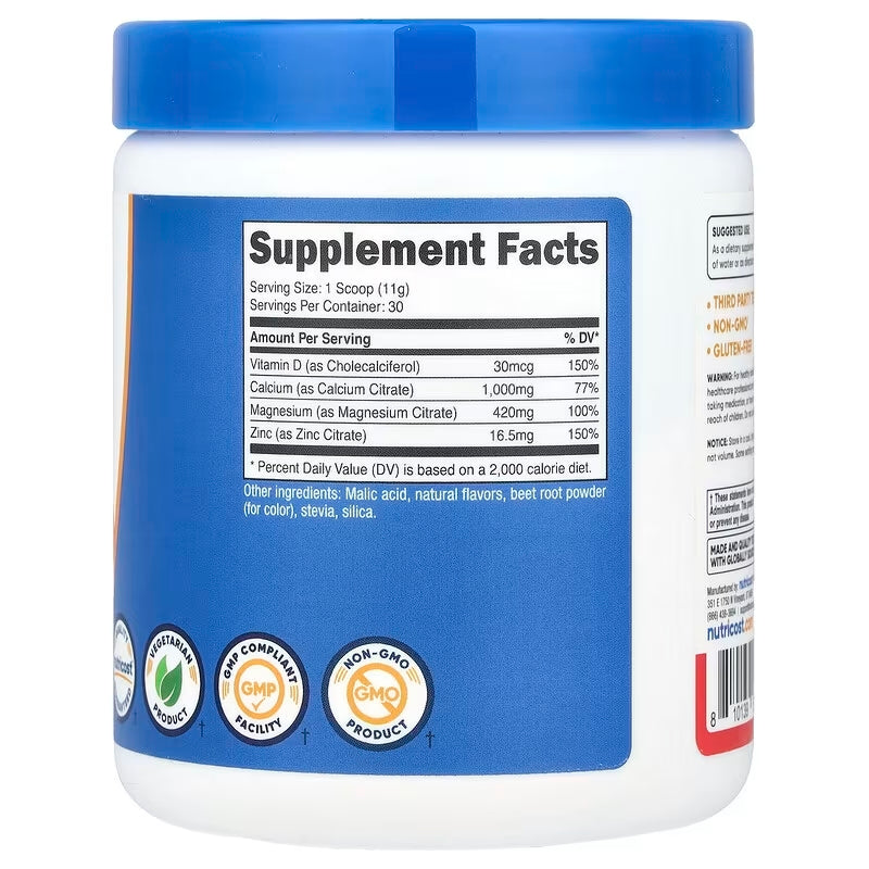 Nutricost, Calcium Magnesium & Zinc With Vitamin D3 – 336 Gram