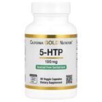 California Gold Nutrition 5-HTP Healthy Mood Sleep & Appetite 100 mg 90 Veggie Caps