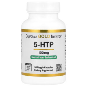 California Gold Nutrition 5-HTP Healthy Mood Sleep & Appetite 100 mg 90 Veggie Caps