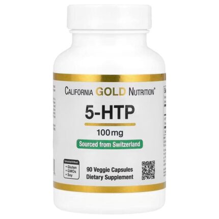 California Gold Nutrition 5-HTP Healthy Mood Sleep & Appetite 100 mg 90 Veggie Caps
