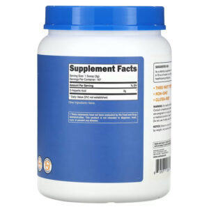 Nutricost D-Aspartic Acid Daa Unflavored 500 g - Görsel 2