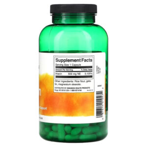 Swanson, Niacin, 500 mg, 250 Capsules - Görsel 2