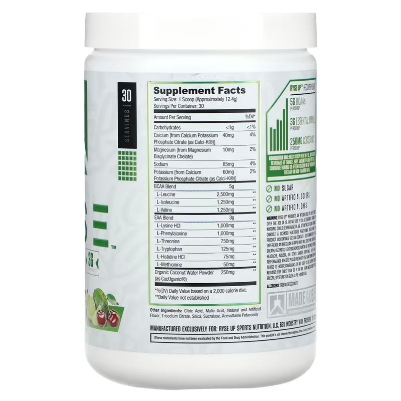 RYSE Nutrition BCAA + EAA Complex Amino 30 Servis - Görsel 4