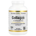 California Gold Nutrition, Hydrolyzed Collagen + Vitamin C, Type I & III, 250 Tablet