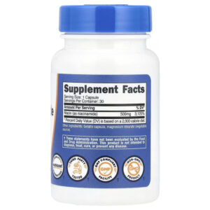 Nutricost Niacinamide Vitamin B3 500 mg 30 capsules - Görsel 2