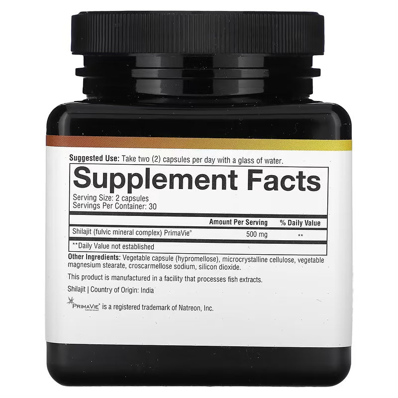 Youtheory Shilajit 60 Vegetarian Capsules