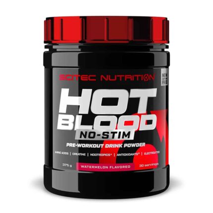 Scitec Hot Blood No-Stim Free(Caffein free) Preworkout (375 gr.)